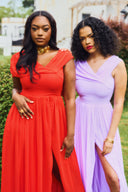 Temilade dress in Orange