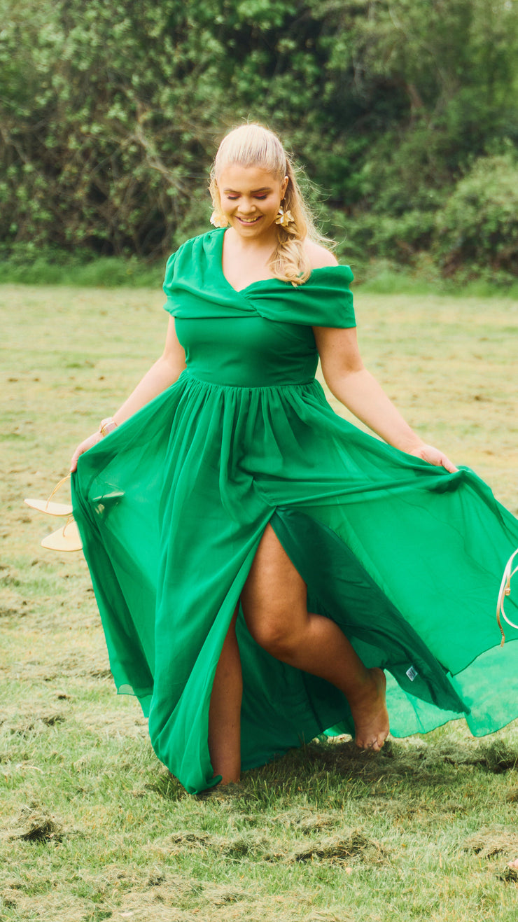 Temilade dress in Green - CURVE