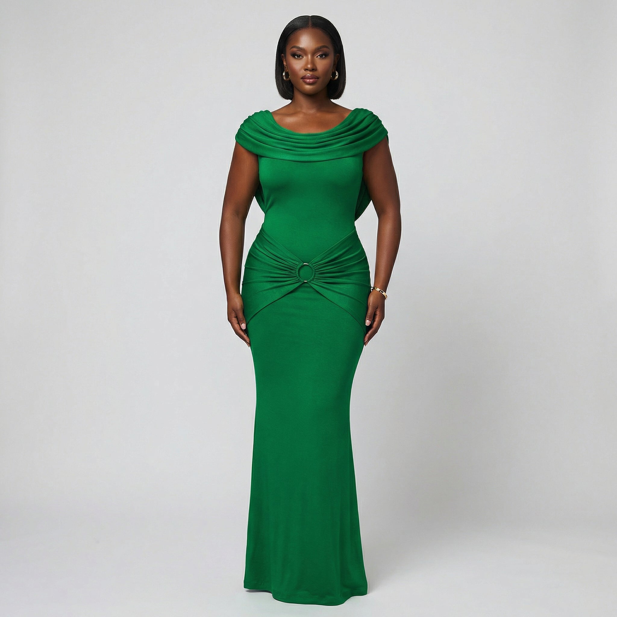 Aanu Dress Green – Yaura