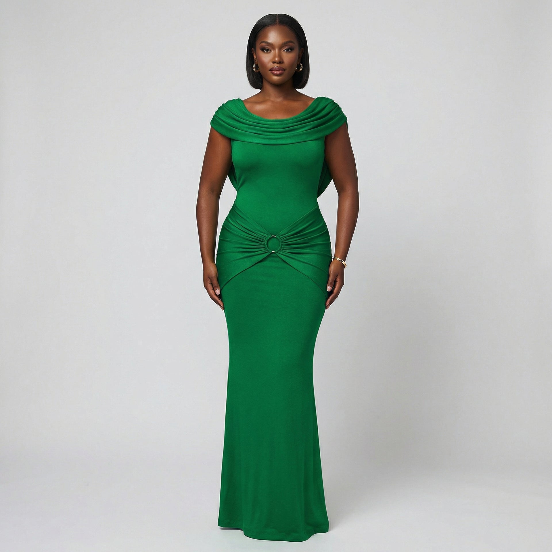 Aanu Dress Green – Yaura