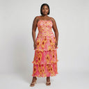 Bimi Dress in Hibsicus Print