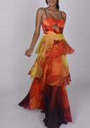 Keta Dress in Petal Print