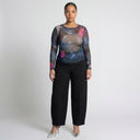 Ezinne Top in the  Lunar Bloom Print