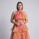 Faari Crop Top Aquarelle Pink