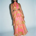 Faari Maxi Skirt Aquarelle Pink