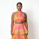 Faari Maxi Skirt Aquarelle Pink