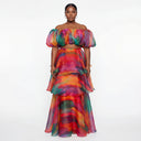 Faari Skirt in Aquarelle Multicolour