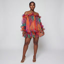 Kemka Dress in Aquarelle