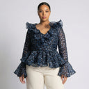 Lolu Top in the Starlight Print