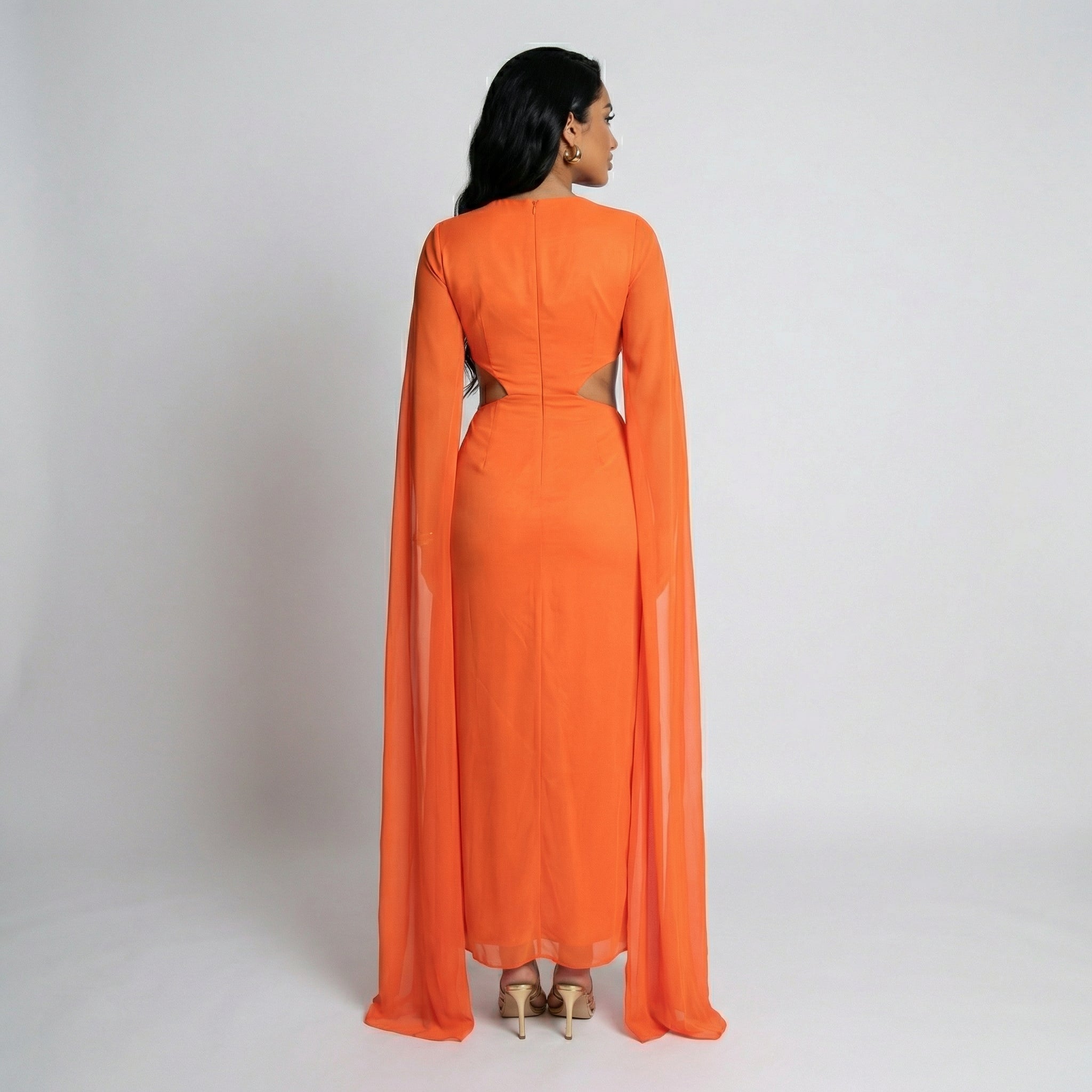 RENI DRESS - ORANGE Yaura RENI DRESS - ORANGE Yaura