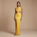 ZUWA DRESS - YELLOW