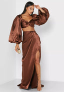 Lima Brown Skirt