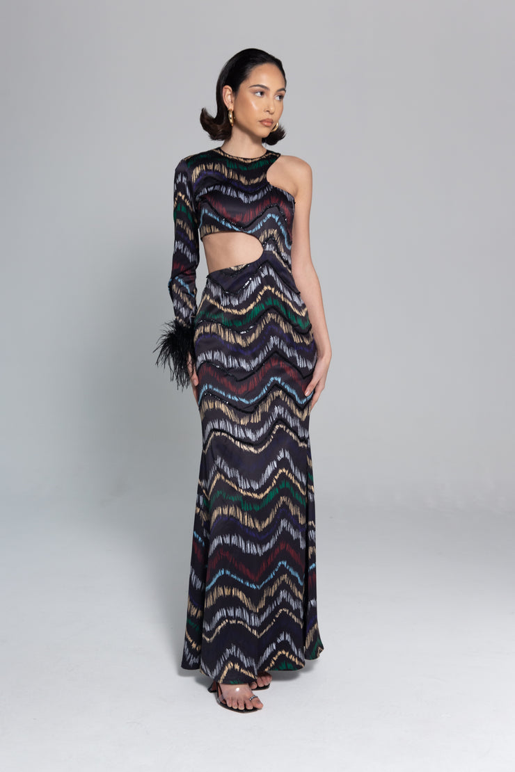 Tilewa Maxi Dress in Ila Print