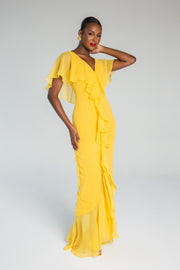 Isioma Dress -Yellow