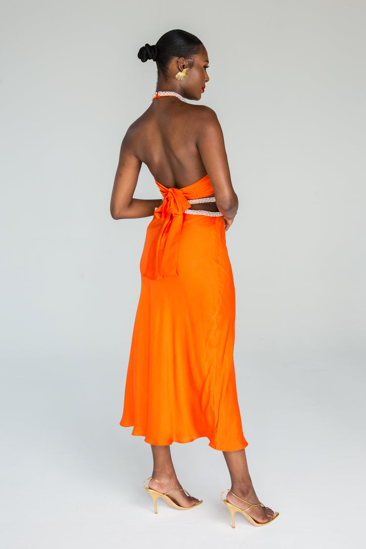 Fife Crop Top -Orange
