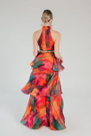 Faari Skirt - Aquarelle Print