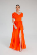 Temilade dress in Orange
