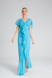 Isioma Dress -Blue